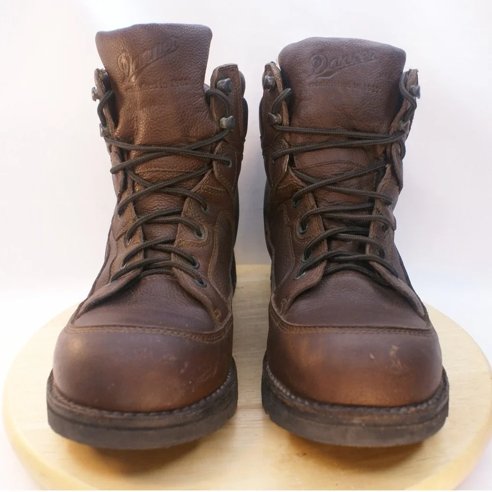 Danner Frontier‎ GTX 42541 Mens 13 D Brown Leather 6in Waterproof Hiking Boots